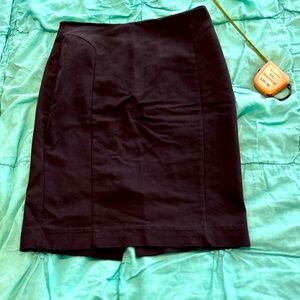 Black pencil skirt